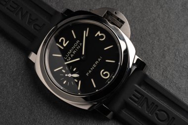 ROME - JANUARY, 2020: Panerai Luminor Marina diver watch with a 