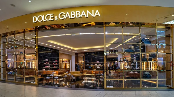 Нью Йорк Февраль 2020 Модный Магазин Dolce Gabbana Торговом Центре — стоковое фото