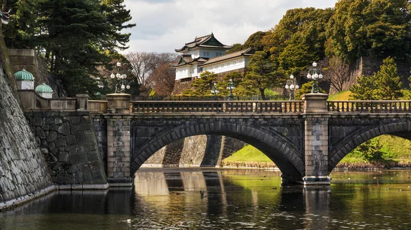 The Imperial Palace in Tokyo, Japan. The Imperial Palace is where the Japanese Emperor lives nowadays.