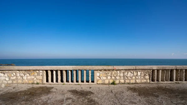 Passetto Deniz Manzaralı Teras Ancona Marche Bölgesi Talya — Stok fotoğraf
