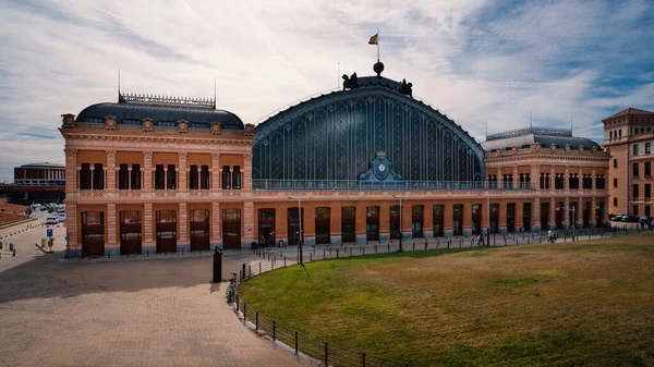 Железнодорожный Вокзал Аточа Испания Madrid — стоковое фото