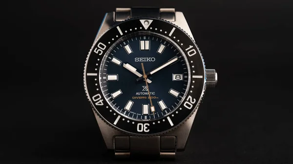 Болонья Италия Августа 2020 Часы Seiko Mas Diver Watch Seiko — стоковое фото