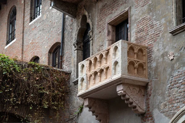 Балкон Джульетты Вероне Италия — стоковое фото