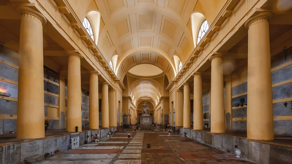 意大利博洛尼亚市 2013年2月1日 前卡图森修道院 Carthusian Monastery 的内部景观 于1801年成为该市的纪念馆 — 图库照片