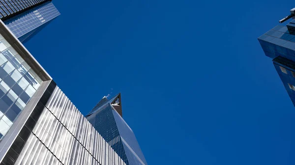 New York February 2020 Edge Panoramic Observation Deck Blue Sky — Stock Photo, Image