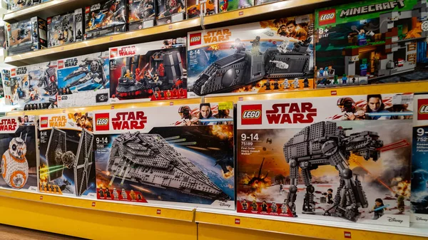 Kiev Ucrânia Maio 2019 Star Wars Lego Ship Boxes Star — Fotografia de Stock