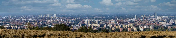 Boloňský Panoramatický Výhled Metropolitní Oblast Itálie Obrázek Vysokém Rozlišení Vytvořený — Stock fotografie