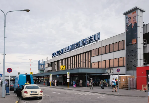 Берлин Германия Августа 2017 Международный Аэропорт Шенефельд Второй Величине Аэропорт — стоковое фото