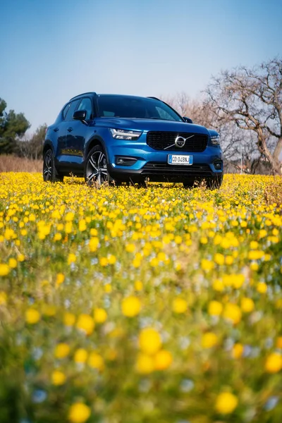 Pedaso Itálie Volvo Xc40 Kompaktní Sportovní Užitkové Vozidlo Suv Společnosti — Stock fotografie