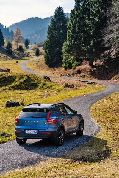 Monte Grappa Itálie November 2021 Volvo Xc40 Kompaktní Sportovní Užitkové — Stock fotografie