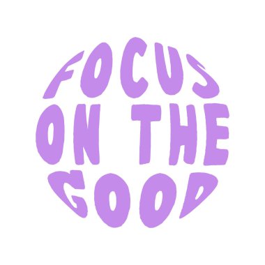 Yuvarlak şeklindeki güzel alıntıya odaklan. Vektör illüstrasyonu.