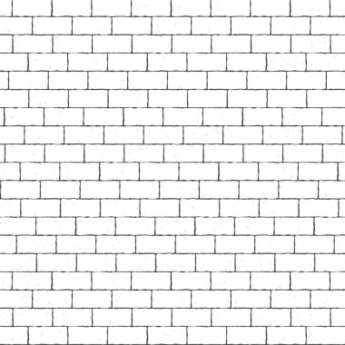 Arka plan için gri ve beyaz tuğla duvar. Vektör tasarımı.
