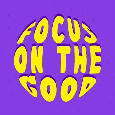 Yuvarlak şeklindeki güzel alıntıya odaklan.