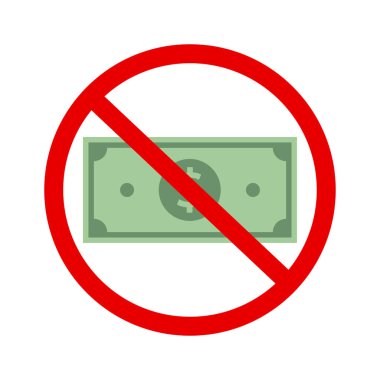 Beyaz arkaplanda düz stile sahip bir hesap simgesinde para birimi yok.