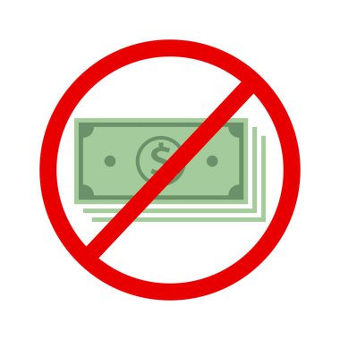 Beyaz arkaplanda düz stile sahip bir hesap simgesinde para birimi yok.