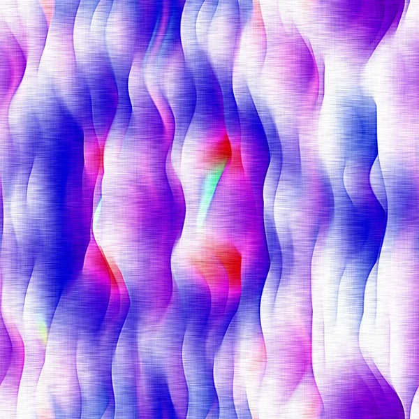 キッチュ明るい波のパターン 遊び心のあるヴィンテージピンク色の絞り壁紙 カラフルなシームレスな万華鏡のような質感の背景 — ストック写真