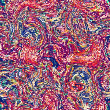 Canlı pembe çarpıtma deseni. Sıvı akış tasarımı için parlak renkli bir duvar kâğıdı. Pembe renkli mermer kaplama kağıt