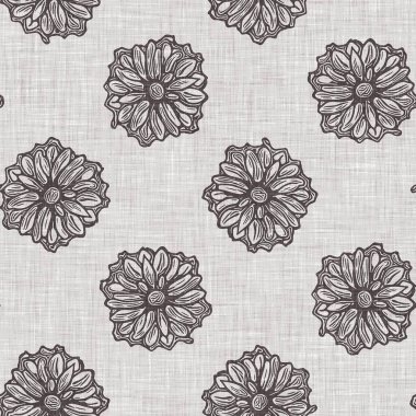 Çiftlik evi gri kelebeği pürüzsüz desen. Kırsal Fransız yaban hayatı tüm duvar kağıtlarında ekolojik güzellikler için. Tuhaf lepidopteranın dekoratif tekstilini tekrarla