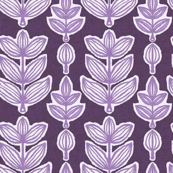 Género Neutro Púrpura Follaje Botánico Fondo Trama Sin Costuras Patrón —  Fotos de Stock