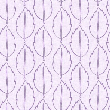 Cinsiyet olarak nötr mor botanik yaprak, dikişsiz raster arka plan. Basit, kaprisli, 2 tonlu bir model. Çocuk bezi duvar kâğıdı ya da her yerde skandal var.