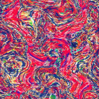 Canlı pembe çarpıtma deseni. Sıvı akış tasarımı için parlak renkli bir duvar kâğıdı. Pembe renkli mermer kaplama kağıt