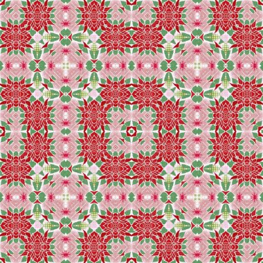 Kusursuz Noel noktasızdı. Aralık tatili için sezonluk kırmızılı dekoratif süs. Kış botanik klasik tarayıcı tekrar fayans