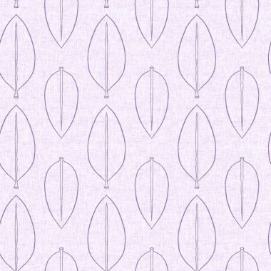 Cinsiyet olarak nötr mor botanik yaprak, dikişsiz raster arka plan. Basit, kaprisli, 2 tonlu bir model. Çocuk bezi duvar kâğıdı ya da her yerde skandal var.