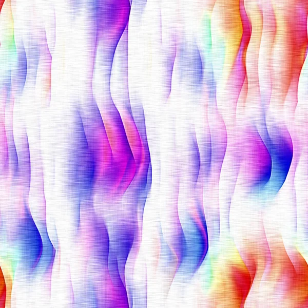 Kitschův Jasný Vlnový Vzor Hravé Růžové Shibori Tapety Barevné Bezešvné — Stock fotografie