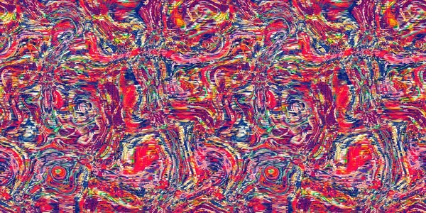Frontieră Distorsiune Roz Vibrantă Bright Colorat Kitsch Banner Pentru Proiectarea — Fotografie, imagine de stoc
