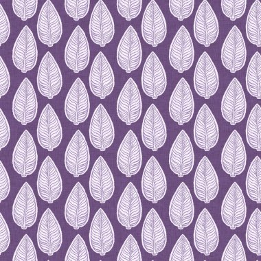 Cinsiyet olarak nötr mor botanik yaprak, dikişsiz raster arka plan. Basit, kaprisli, 2 tonlu bir model. Çocuk bezi duvar kâğıdı ya da her yerde skandal var.