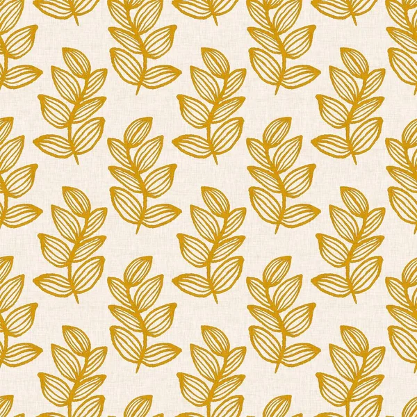 Gender Neutral Foliage Leaf Seamless Raster Background Simple Whimsical Tone — Stock Photo, Image