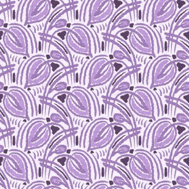 Cinsiyet olarak nötr mor botanik yaprak, dikişsiz raster arka plan. Basit, kaprisli, 2 tonlu bir model. Çocuk bezi duvar kâğıdı ya da her yerde skandal var.