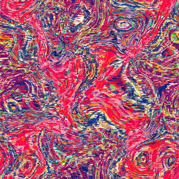 Яскравий Рожевий Візерунок Спотворення Яскраві Барвисті Шпалери Кітч Дизайну Потоку — стокове фото