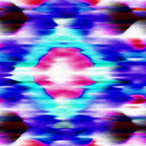 Retro Jasný Vlnový Vzor Hravé Růžové Shibori Tapety Barevné Bezešvné — Stock fotografie