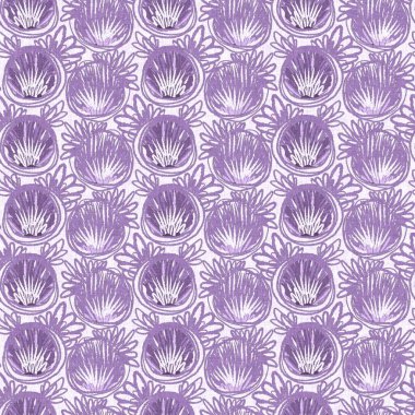 Cinsiyet olarak nötr mor botanik yaprak, dikişsiz raster arka plan. Basit, kaprisli, 2 tonlu bir model. Çocuk bezi duvar kâğıdı ya da her yerde skandal var.