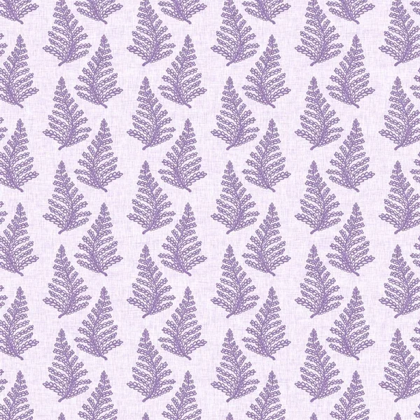Geschlechtsneutrale Lila Botanische Blätter Nahtloser Rasterhintergrund Einfaches Skurriles Ton Muster — Stockfoto