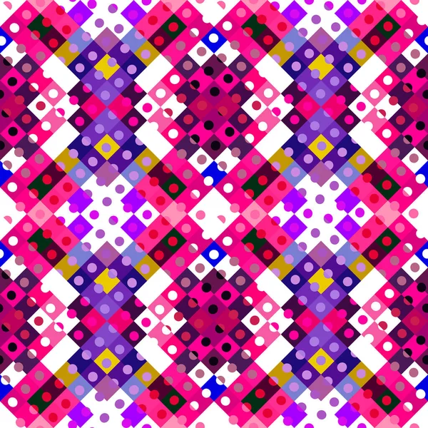 Примхливий Геометричний Візерунок Пікселів Веселі Калейдоскопічні Рожеві Шпалери Барвиста Літня — стокове фото