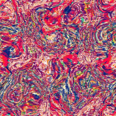 Canlı pembe çarpıtma deseni. Sıvı akış tasarımı için parlak renkli bir duvar kâğıdı. Pembe renkli mermer kaplama kağıt