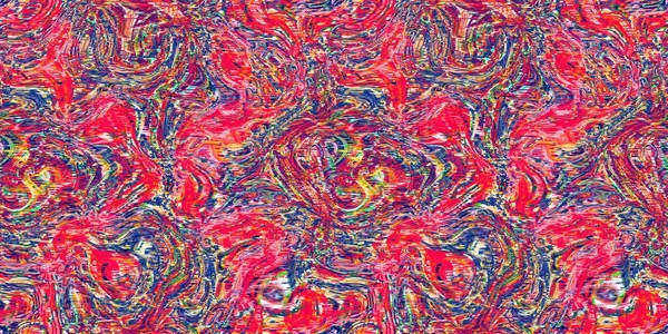 Яркая Розовая Граница Искажений Яркий Красочный Китч Баннер Дизайна Потока — стоковое фото
