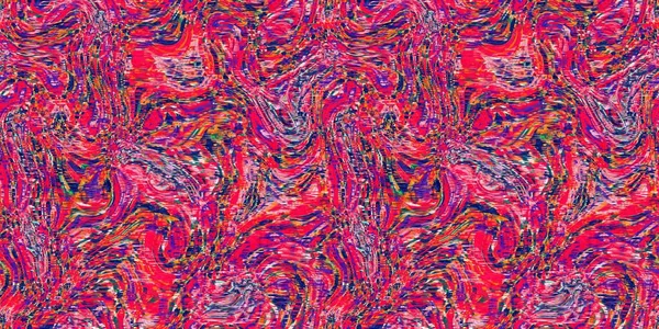 Vibrante Borde Distorsión Rosa Banner Kitsch Colores Brillantes Para Diseño — Foto de Stock