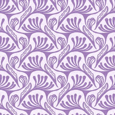 Cinsiyet olarak nötr mor botanik yaprak, dikişsiz raster arka plan. Basit, kaprisli, 2 tonlu bir model. Çocuk bezi duvar kâğıdı ya da her yerde skandal var.