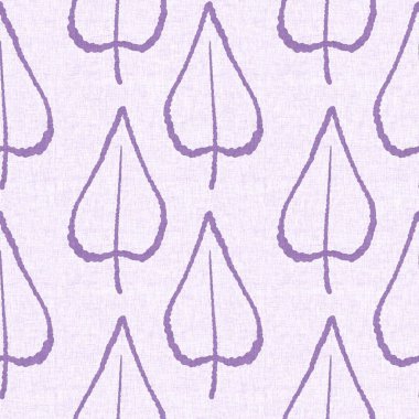 Cinsiyet olarak nötr mor botanik yaprak, dikişsiz raster arka plan. Basit, kaprisli, 2 tonlu bir model. Çocuk bezi duvar kâğıdı ya da her yerde skandal var.