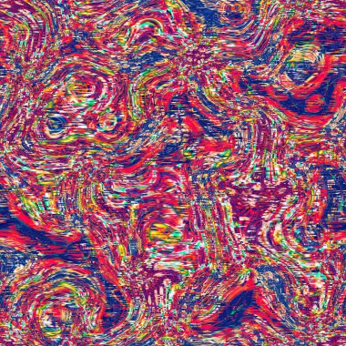 Canlı pembe çarpıtma deseni. Sıvı akış tasarımı için parlak renkli bir duvar kâğıdı. Pembe renkli mermer kaplama kağıt