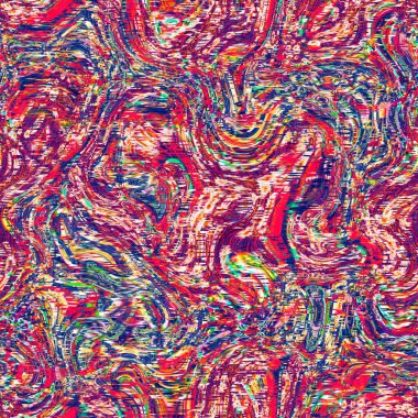 Canlı pembe çarpıtma deseni. Sıvı akış tasarımı için parlak renkli bir duvar kâğıdı. Pembe renkli mermer kaplama kağıt