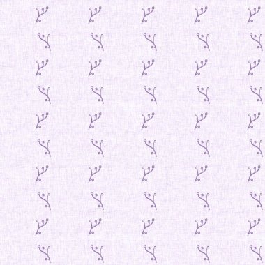 Cinsiyet olarak nötr mor botanik yaprak, dikişsiz raster arka plan. Basit, kaprisli, 2 tonlu bir model. Çocuk bezi duvar kâğıdı ya da her yerde skandal var.