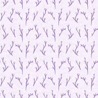 Cinsiyet olarak nötr mor botanik yaprak, dikişsiz raster arka plan. Basit, kaprisli, 2 tonlu bir model. Çocuk bezi duvar kâğıdı ya da her yerde skandal var.