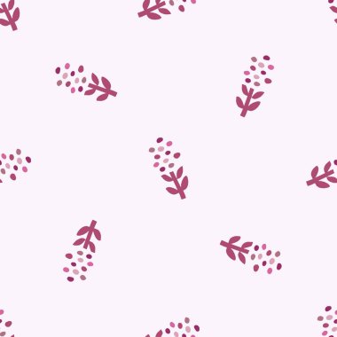 Çiçek kırmızısı, kusursuz vektör deseni. Yılın kızsal çiçek deseni rengi