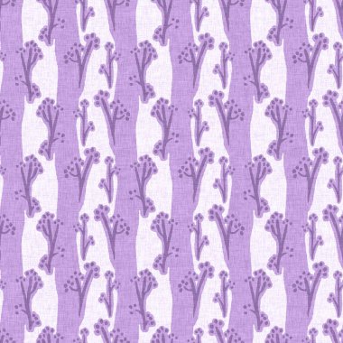 Cinsiyet olarak nötr mor botanik yaprak, dikişsiz raster arka plan. Basit, kaprisli, 2 tonlu bir model. Çocuk bezi duvar kâğıdı ya da her yerde skandal var.