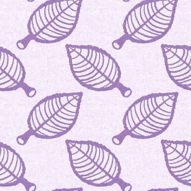 Cinsiyet olarak nötr mor botanik yaprak, dikişsiz raster arka plan. Basit, kaprisli, 2 tonlu bir model. Çocuk bezi duvar kâğıdı ya da her yerde skandal var.