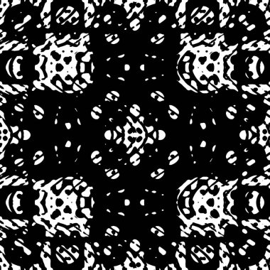 Modern geometrik dalgalı desen. Kusursuz moda tasarımı siyah beyaz fayanslar